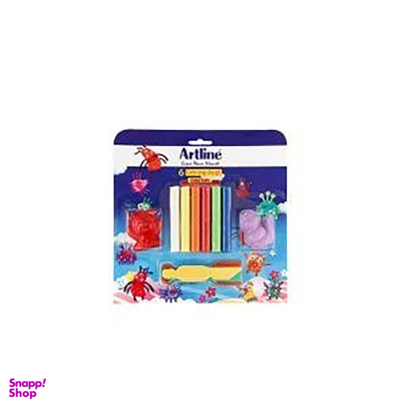 خمیر بازی آرت لاین (Art Line) با ابزار مدل 800BL6-2 بسته 6 رنگ