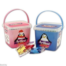 خمیر بازی آرت لاین (Art Line) مدل سطلی مدل 800PL12 بسته 12 رنگ