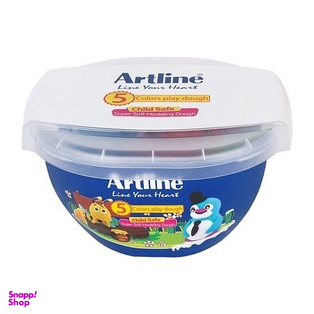 خمیر بازی آرت لاین (Art Line) مدل ویژه با قالب 803C5 بسته 5 رنگ حجم 20 گرم