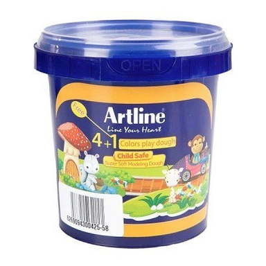خمیر بازی آرت لاین (Art Line) مدل ویژه با قالب 804M5 بسته 1+4 رنگ حجم 40 گرم