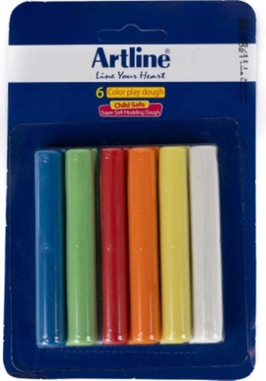 خمیر بلیستر آرت لاین (Art Line) مدل 800BL6 بسته 6 رنگ