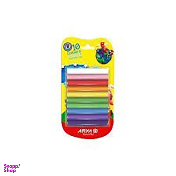 خمیر بازی وکیومی آریا (Arya) کد 1021 بسته 10 رنگ