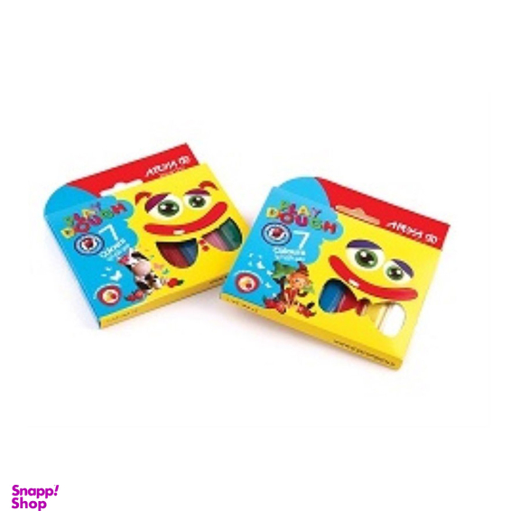 خمیر بازی جعبه مقوایی آریا (Arya) کد 1047 بسته 7 رنگ
