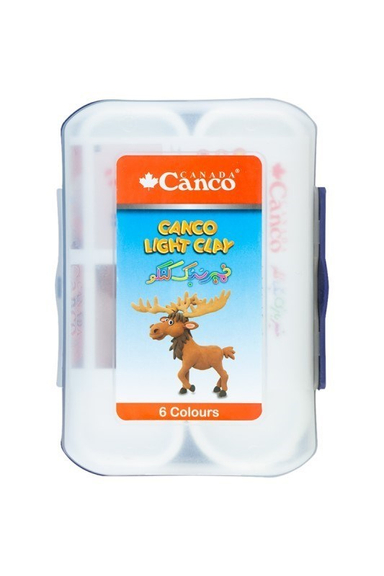 خمیر سبک 6 رنگ ظرفی Canco