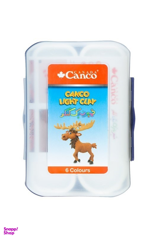 خمیر سبک 6 رنگ ظرفی Canco