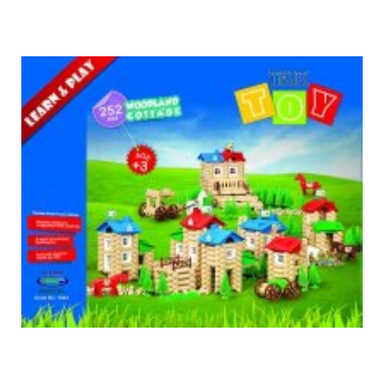اسباب بازی 252 کلبه جنگلی 252 قطعه TAK TOY WOODLAND COTTAGE TC1044