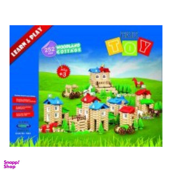 اسباب بازی 252 کلبه جنگلی 252 قطعه TAK TOY WOODLAND COTTAGE TC1044