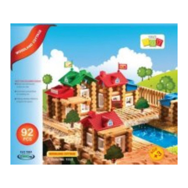 اسباب بازی 92 کلبه جنگلی 92 قطعه TAK TOY WOODLAND COTTAGE 1033