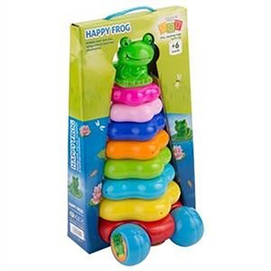 اسباب بازی حلقه هوش سوپر جعبه ای چرخ دار حلقه شادوک HAPPT FROG 1230 کد کالا شهر کتاب 6262660800000