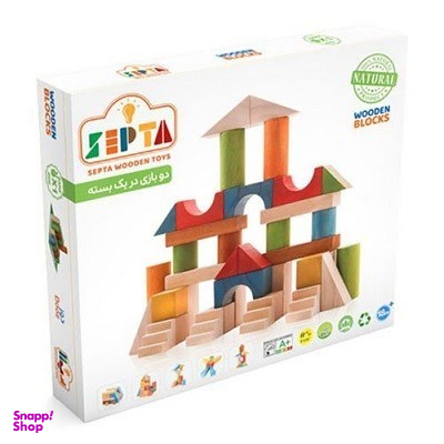بازی Wooden Bricks 40 pcs