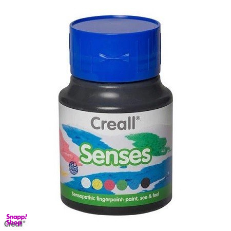 رنگ انگشتی نابینایان کریل (Creall) مدل Creall Black کد 07078 حجم 500 میلی لیتر