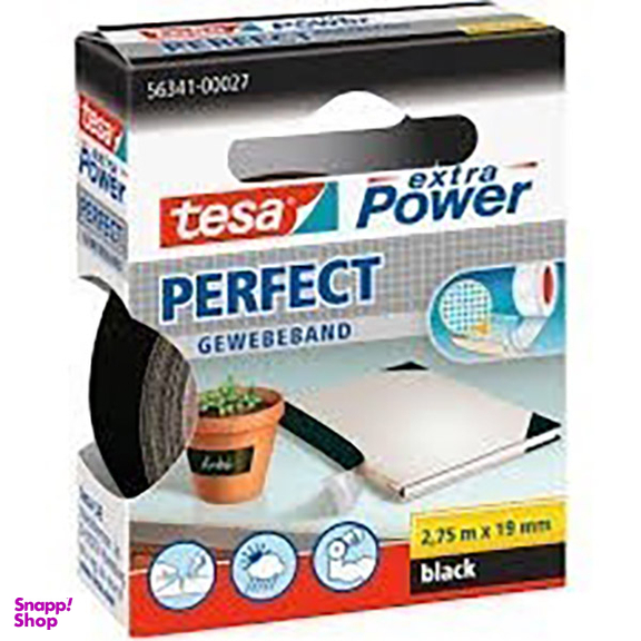 چسب برزنتی تسا (Tesa) مدل 00027-56341 رنگ مشکی