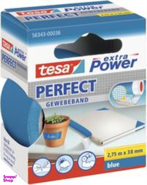 چسب برزنتی تسا (Tesa) مدل 00034-56343 رنگ آبی