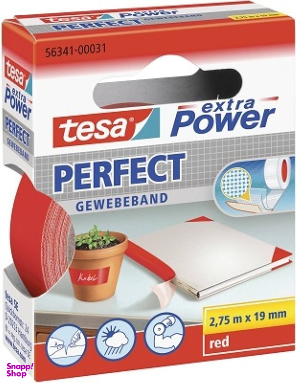 چسب برزنتی تسا (Tasa) مدل 00031-56341 رنگ قرمز