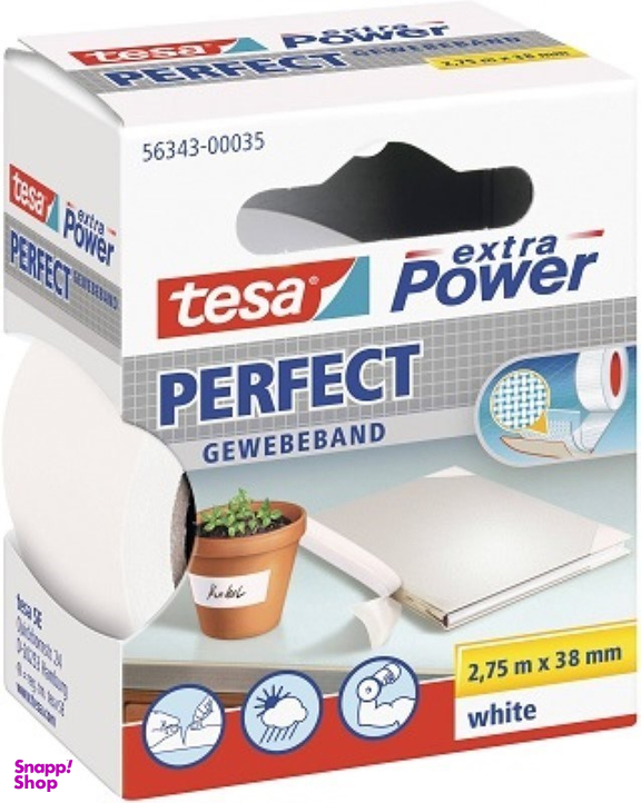 چسب برزنتی تسا (Tasa) مدل 00035-56343 رنگ سفید