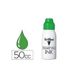 شارژ استامپ آرت لاین (Art Line) جوهر سبز حجم 50 میلی لیتر
