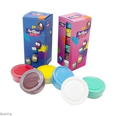 رنگ انگشتی آرت لاین (Art Line) مدل 810PL6 بسته 6 رنگ