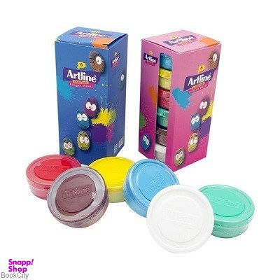 رنگ انگشتی آرت لاین (Art Line) مدل 810PL6 بسته 6 رنگ
