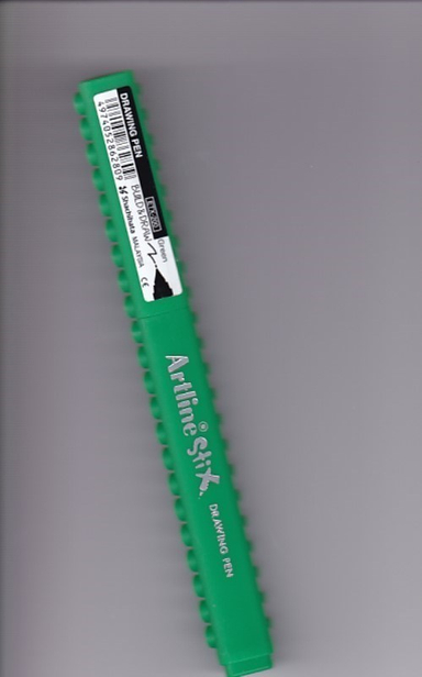 روان نویس 0.4 آرت لاین (Art Line) مدل استیکس ETX200 رنگ سبز