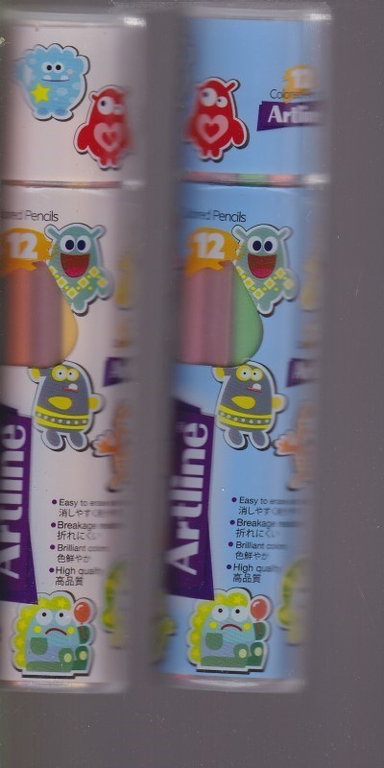 مداد رنگی آرت لاین (Art Line) مدل استوانه ECP-12PLR/IR بسته 12 رنگ