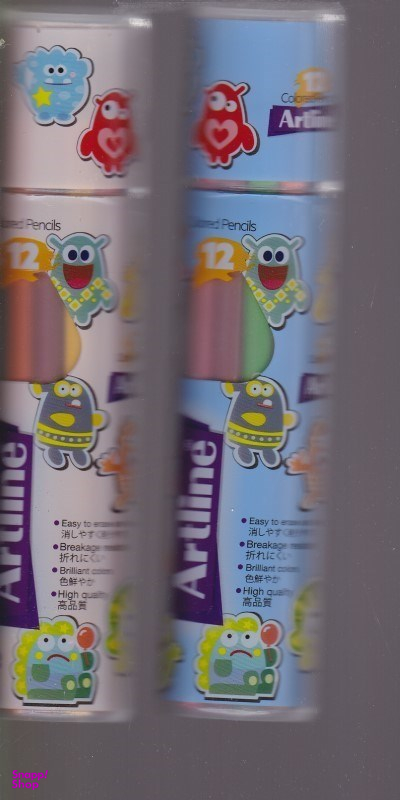 مداد رنگی آرت لاین (Art Line) مدل استوانه ECP-12PLR/IR بسته 12 رنگ