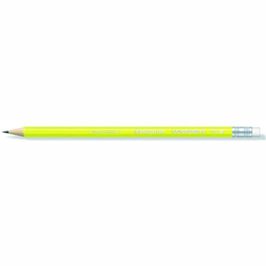 مداد سیاه استدلر (Staedtler) مدل پاک کن دار Wopex 182 HB F1 رنگ زرد