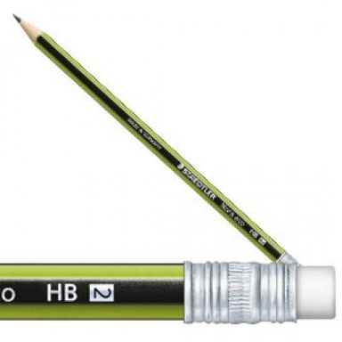 مداد سیاه استدلر (Staedtler) مدل نوریس پاک کن دار 182 30HB رنگ سبز