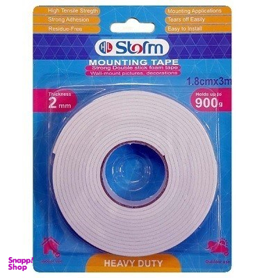 چسب دو طرفه فوم استورم (Storm) مدل 2.4cm*3m