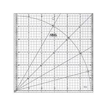 خط کش 30*30 الفا (Olfa) مدل MQR