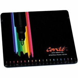 ماژیک کنته بیک (Bic) مدل جعبه فلزی بسته 20 رنگی