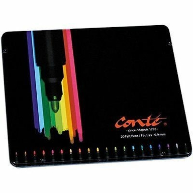 ماژیک کنته بیک (Bic) مدل جعبه فلزی بسته 20 رنگی