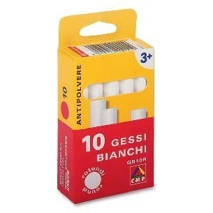 گچ پریمو (Primo) مدل 9*80 میلیمتر بدون گرده 011GB10R رنگ سفید بسته 10عددی