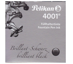 جوهر خودنویس شیشه ای پلیکان (Pelikan) مدل 4001 رنگ مشکی حجم 30 میلی لیتر