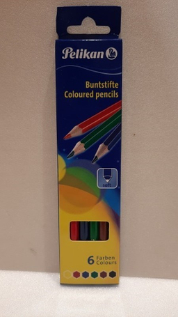 مداد رنگی 6 رنگ استاندارد جعبه مقوایی 3MM 405913