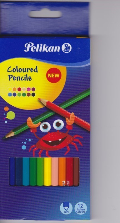 مداد رنگی 12 رنگ استاندارد جعبه مقوایی 3MM 998286