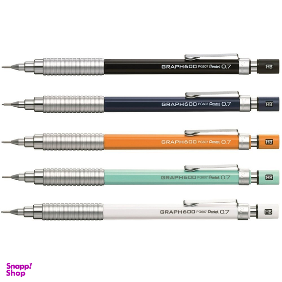 اتود 0.7 بدنه سرمه ای گراف PENTEL GRAPH600 PG607-CX