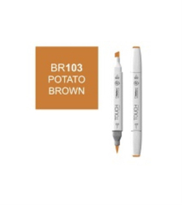 ماژیک تاچ بدنه سفید دوسر مدیوم براش BR103