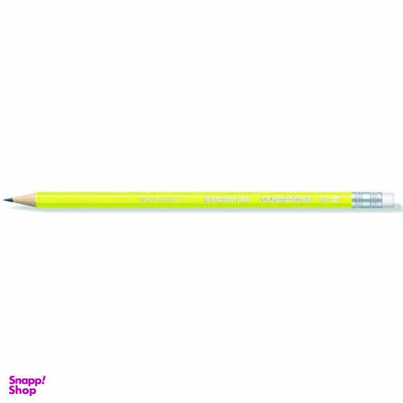 مداد سیاه استدلر (Staedtler) مدل پاک کن دار Wopex 182 HB F1 رنگ زرد