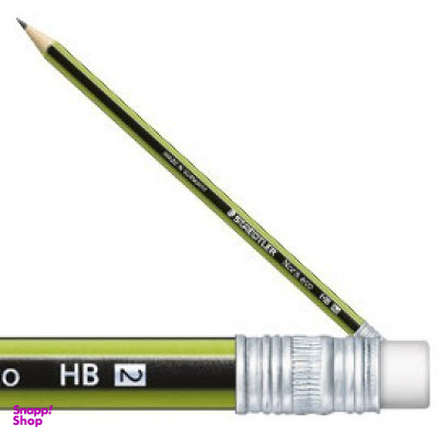 مداد سیاه استدلر (Staedtler) مدل نوریس پاک کن دار 182 30HB رنگ سبز