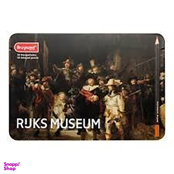 ست مداد رنگی 50 رنگ نیمه حرفه ای برونزیل (Bruynzeel) مدل جعبه فلزی کد 5700M50