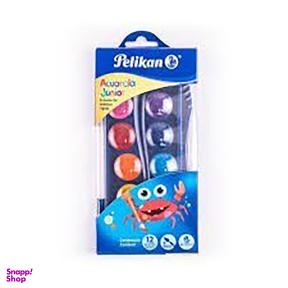 آبرنگ پلیکان (Pelikan) مدل ACUARELA GUNIOR بسته 12 رنگ