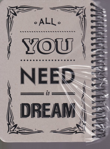 دفتر جلد سخت سیمی دات نوت (Dat Note) طرح RAW AND Grey -NEED رنگ طوسی سایز 14*21CM