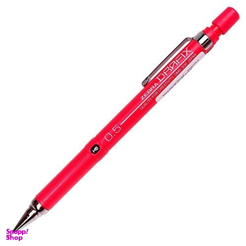 اتود 0.5 درافیکس بدنه قرمز روشن زبرا DM5-300-R