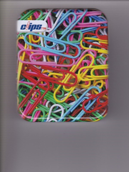 کلیپس رنگی جعبه فلزی 200 عددی 3400 کلیپس