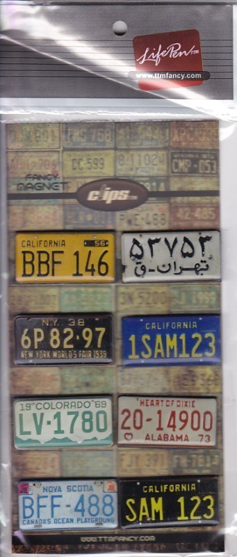 مگنت 8 عددی پلاک کلیپس