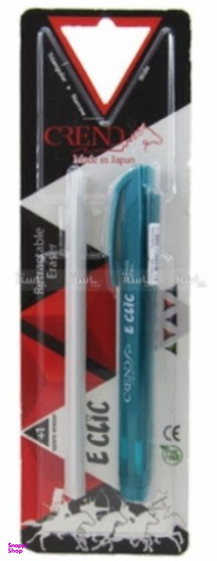 پاک کن اتودی با یدک سبز آبی CREND E CLIC CE03J-33