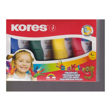 رنگ انگشتی 4 رنگ KORES 72524