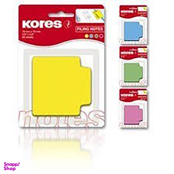 کاغذ یادداشت رنگی کورس Kores 45107