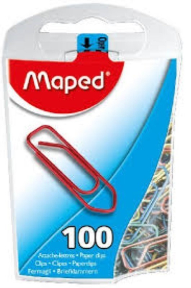 گیره کاغذ رنگی 100 عددی ET32101101