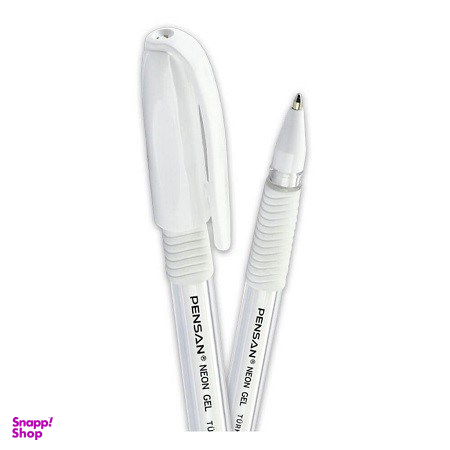 خودکار ژله ای نئون سفید PENSAN 1mm